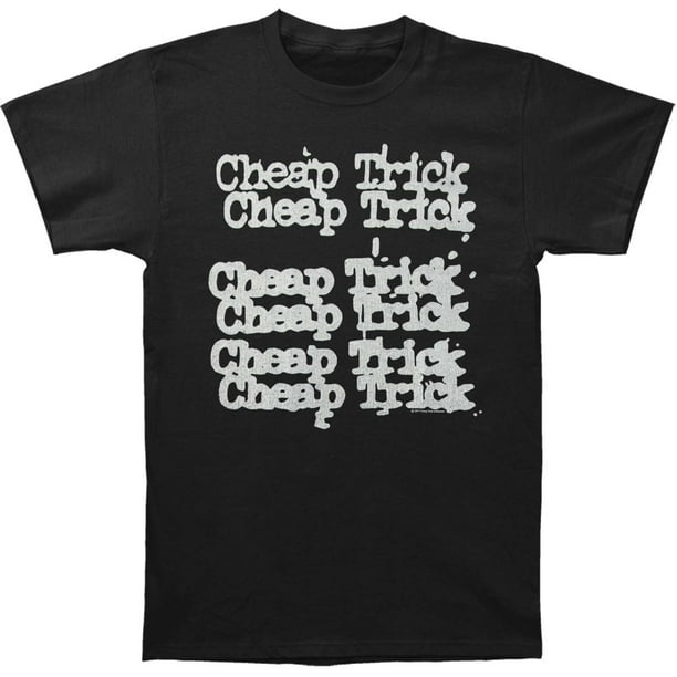 Cheap Trick Toddler Boys Kids Short Sleeve T-Shirt Black Name Repeat Graphic Tee